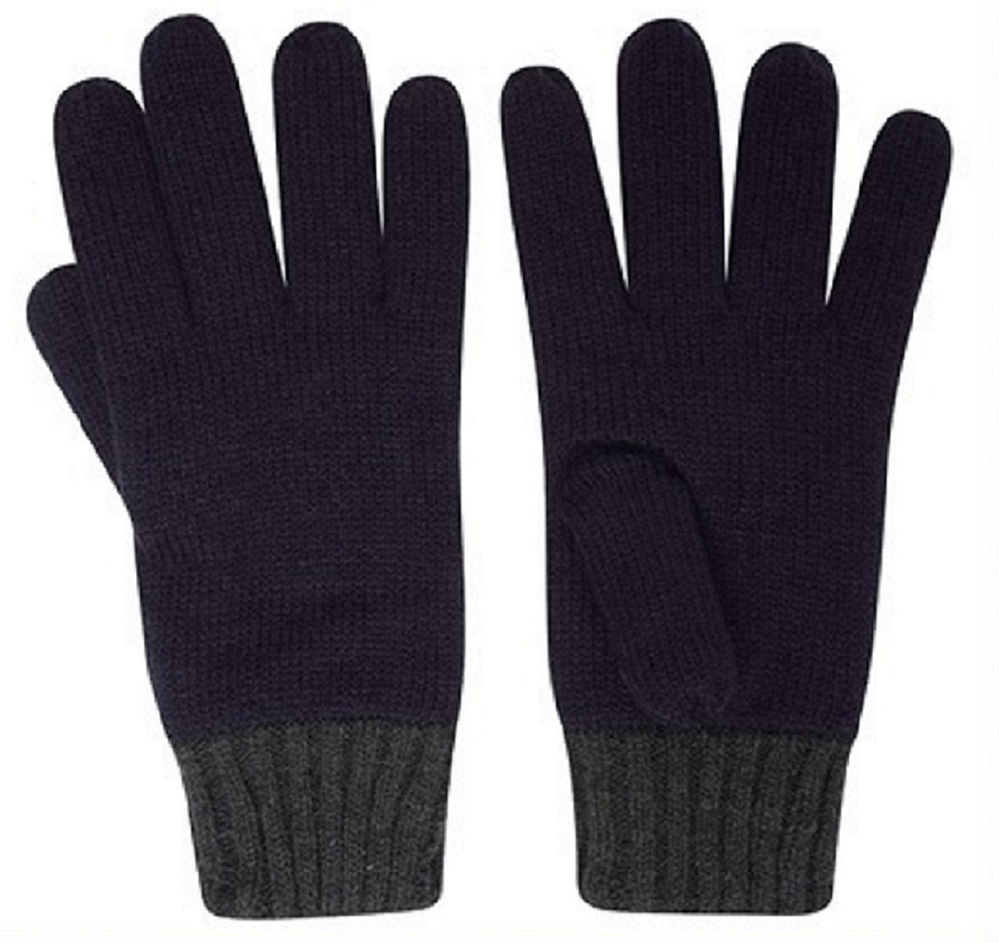 Men's Thermal Fingerless Gloves Navy