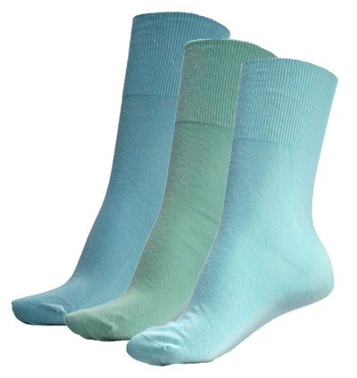 OCTAVE Womens Non Elastic Stay Up Gentle Hold Diabetic Socks - Pack of 3