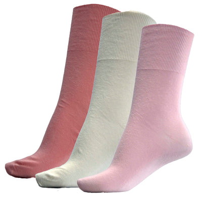 OCTAVE Womens Non Elastic Stay Up Gentle Hold Diabetic Socks - Pack of 3