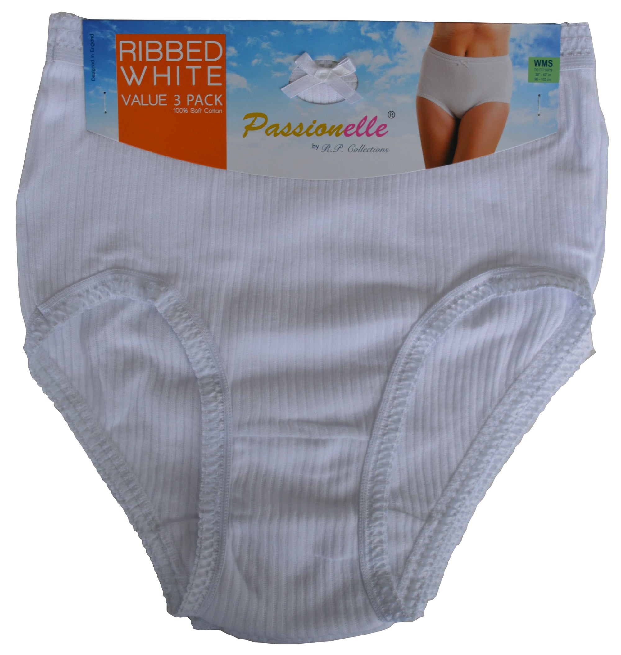 XWSM 5-Pack Soft 100% Cotton Underwear Full Briefs Panty Sleep